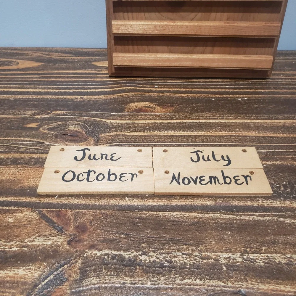 Coca-Cola Perpetual Calendar Wood Wall Decor General Store Red Truck Fair